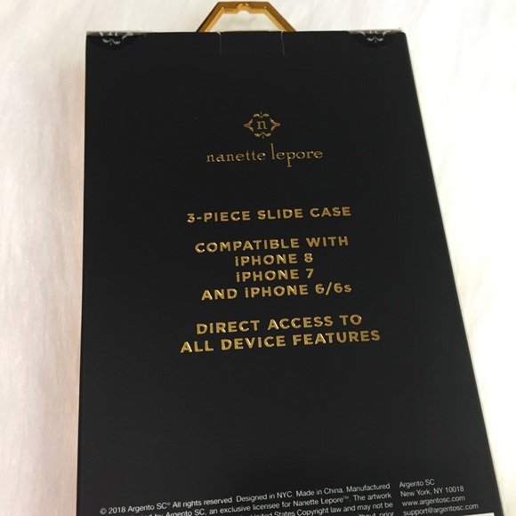 🆕 Nanette Lepore Pink/Gold iPhone Case - Picture 4 of 6